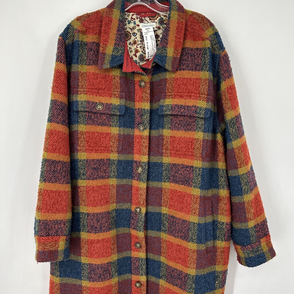 Sundance Long Plaid Jacket