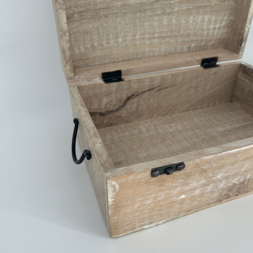 Wooden Floral Carved Box