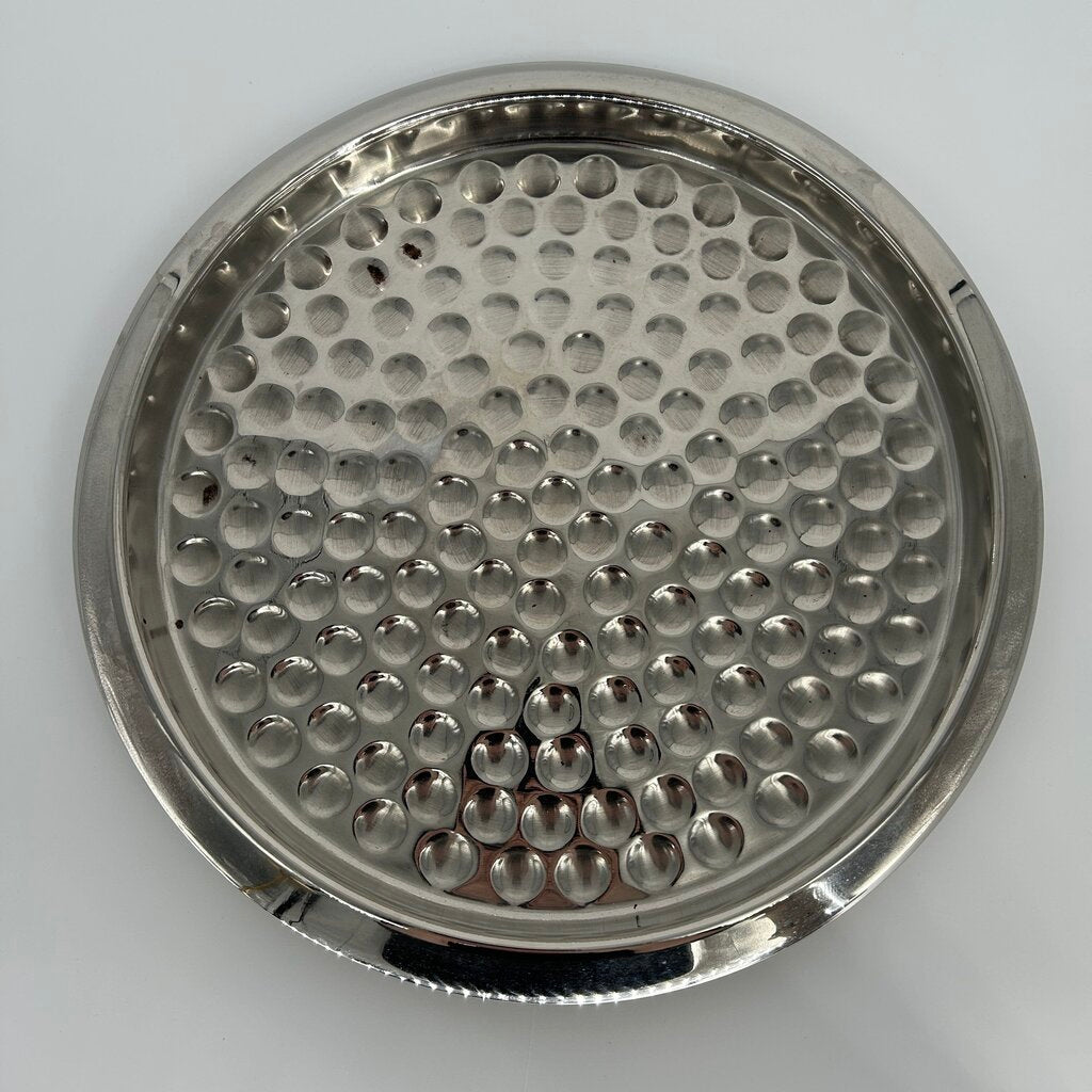Dimpled Metal Tray