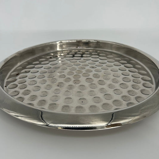 Dimpled Metal Tray