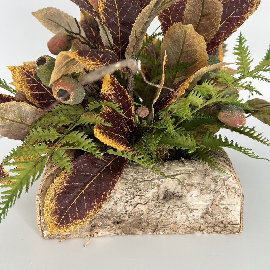 Foliage in Rustic Wood Box