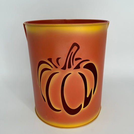 Metal Pumpkin Bucket
