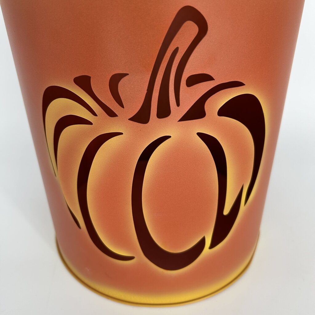 Metal Pumpkin Bucket