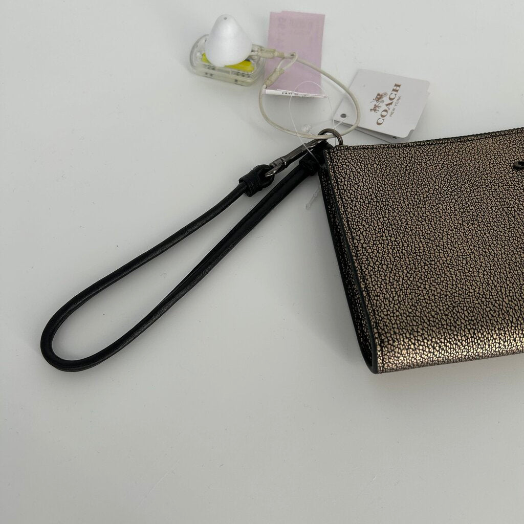 Coach Metallic Wristlet