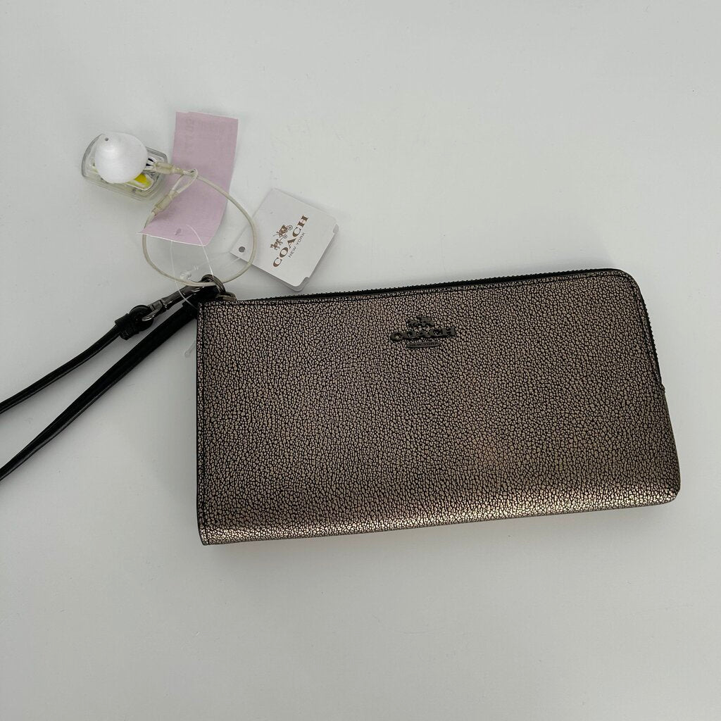 Coach Metallic Wristlet