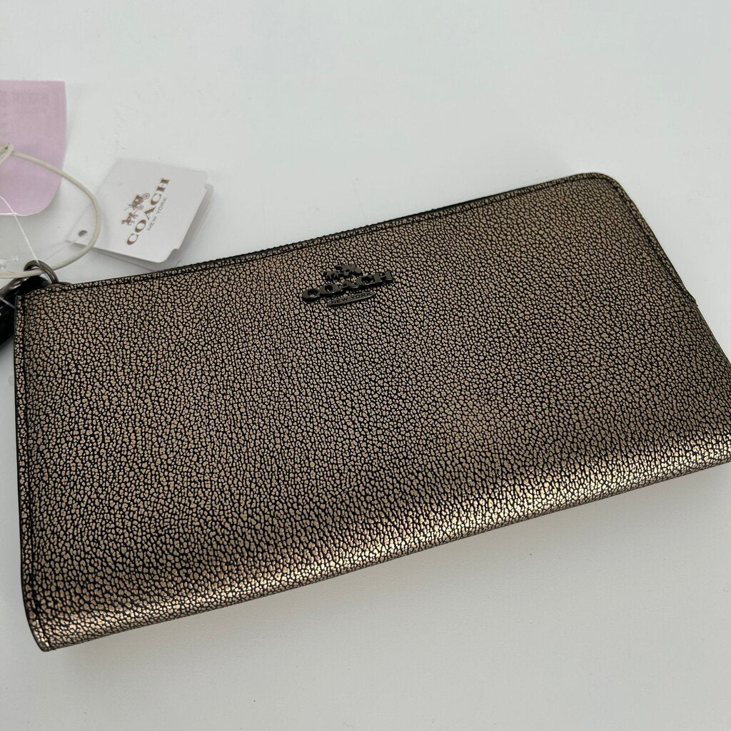 Coach Metallic Wristlet