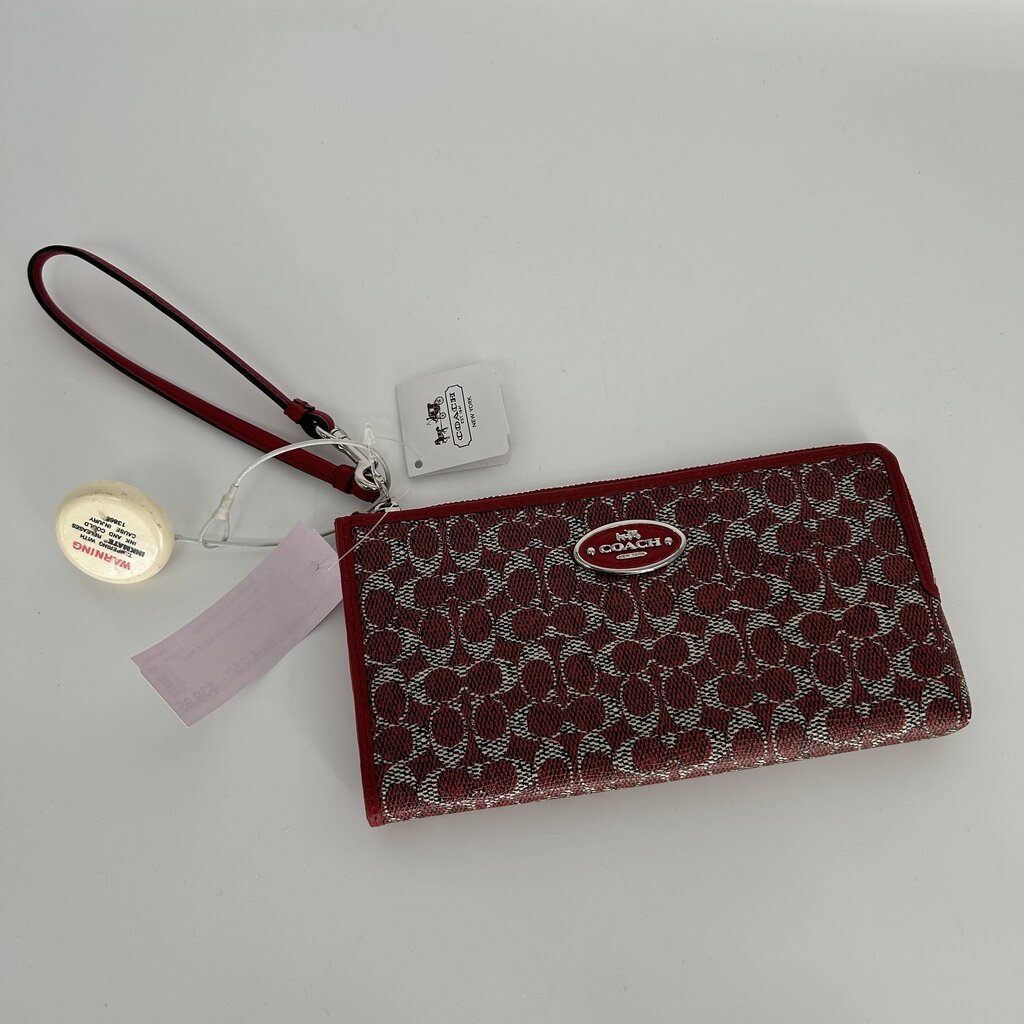 Coach Monogram Wristlet