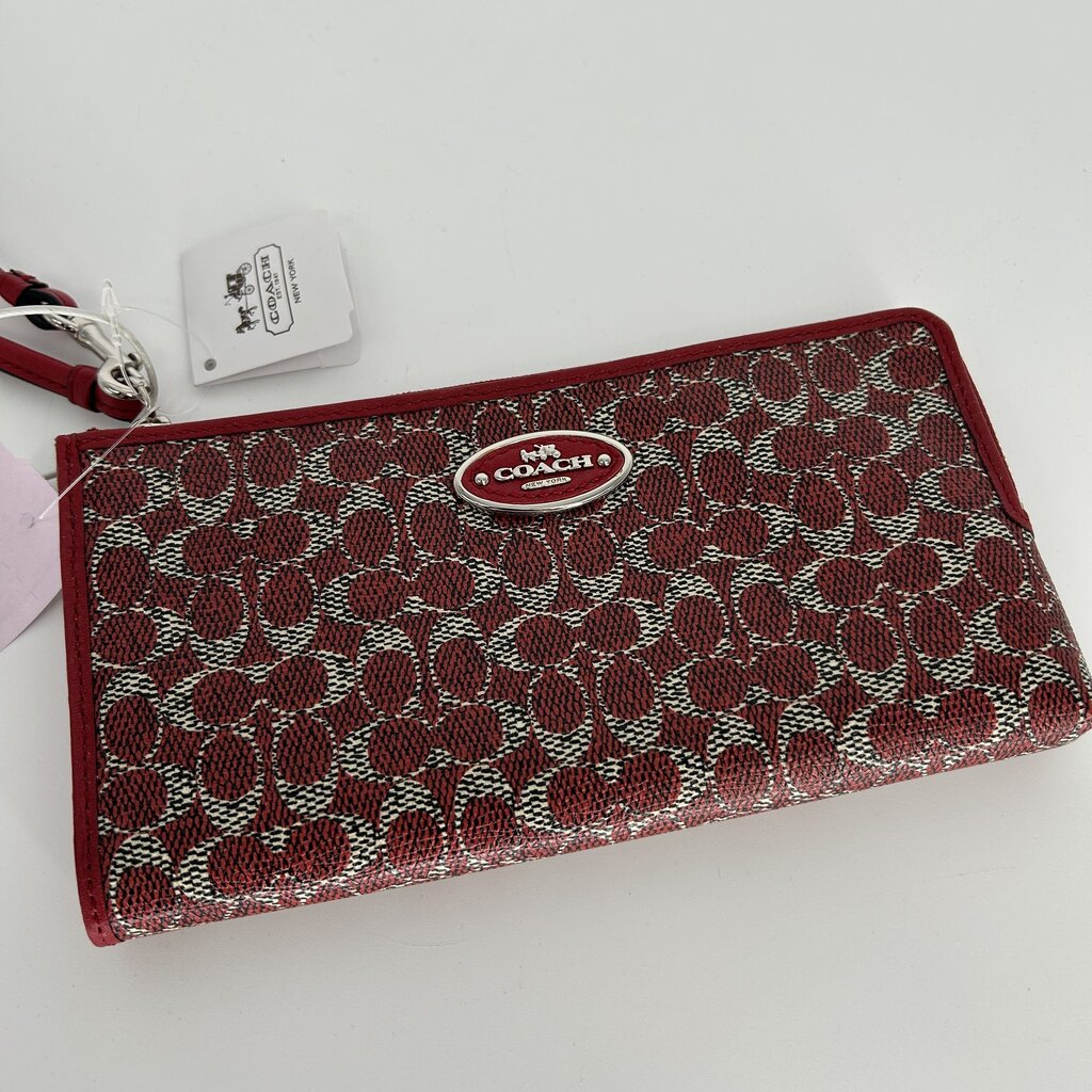 Coach Monogram Wristlet