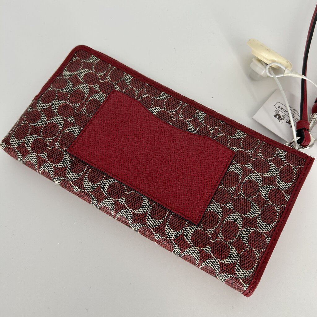 Coach Monogram Wristlet