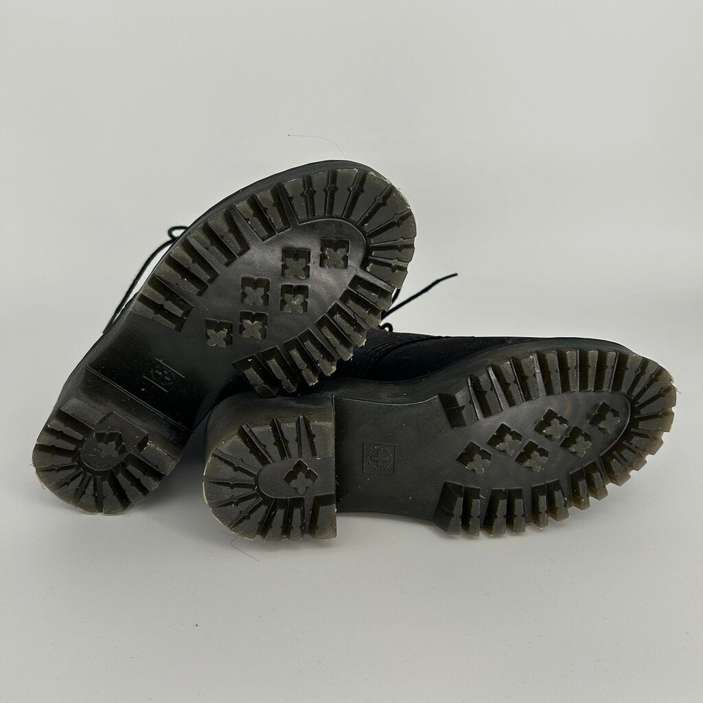 Dr Martens Heeled Combat Boots