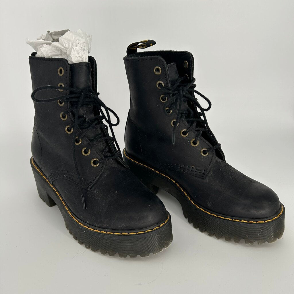 Dr Martens Heeled Combat Boots