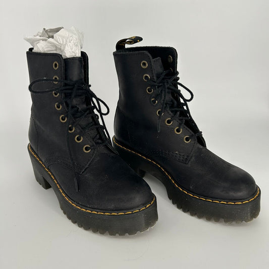 Dr Martens Heeled Combat Boots