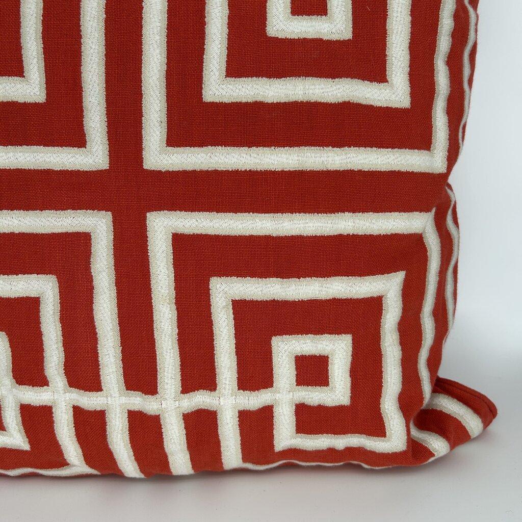 WS Greek Key Pillow