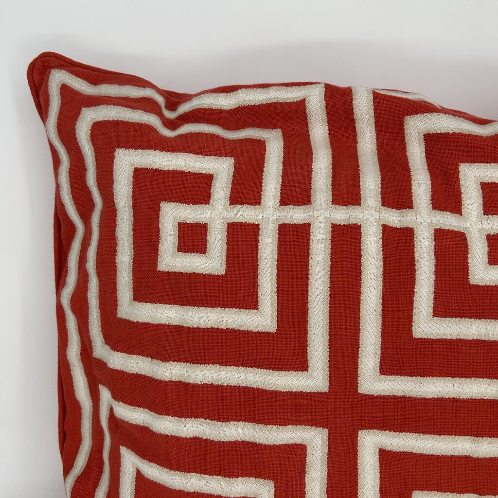 WS Greek Key Pillow