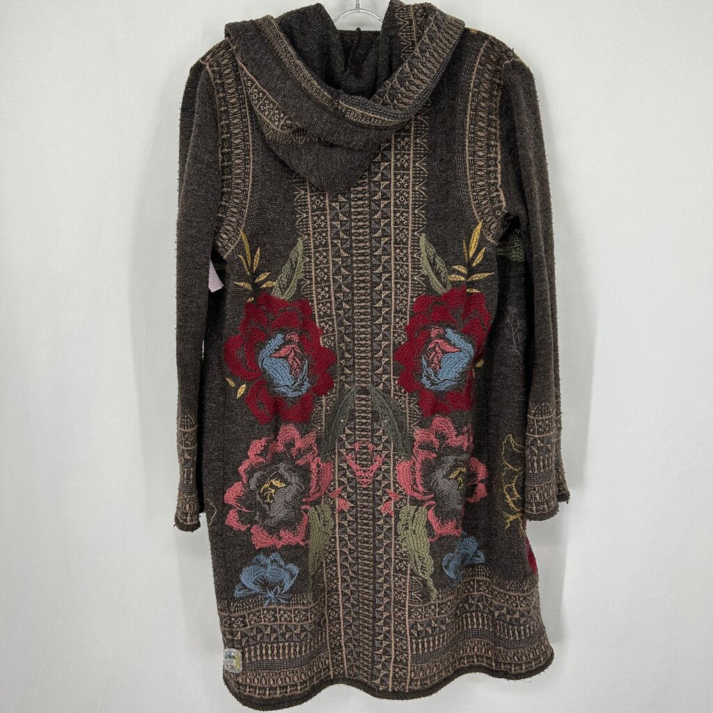 Johnny Was L/s Open Cardigan