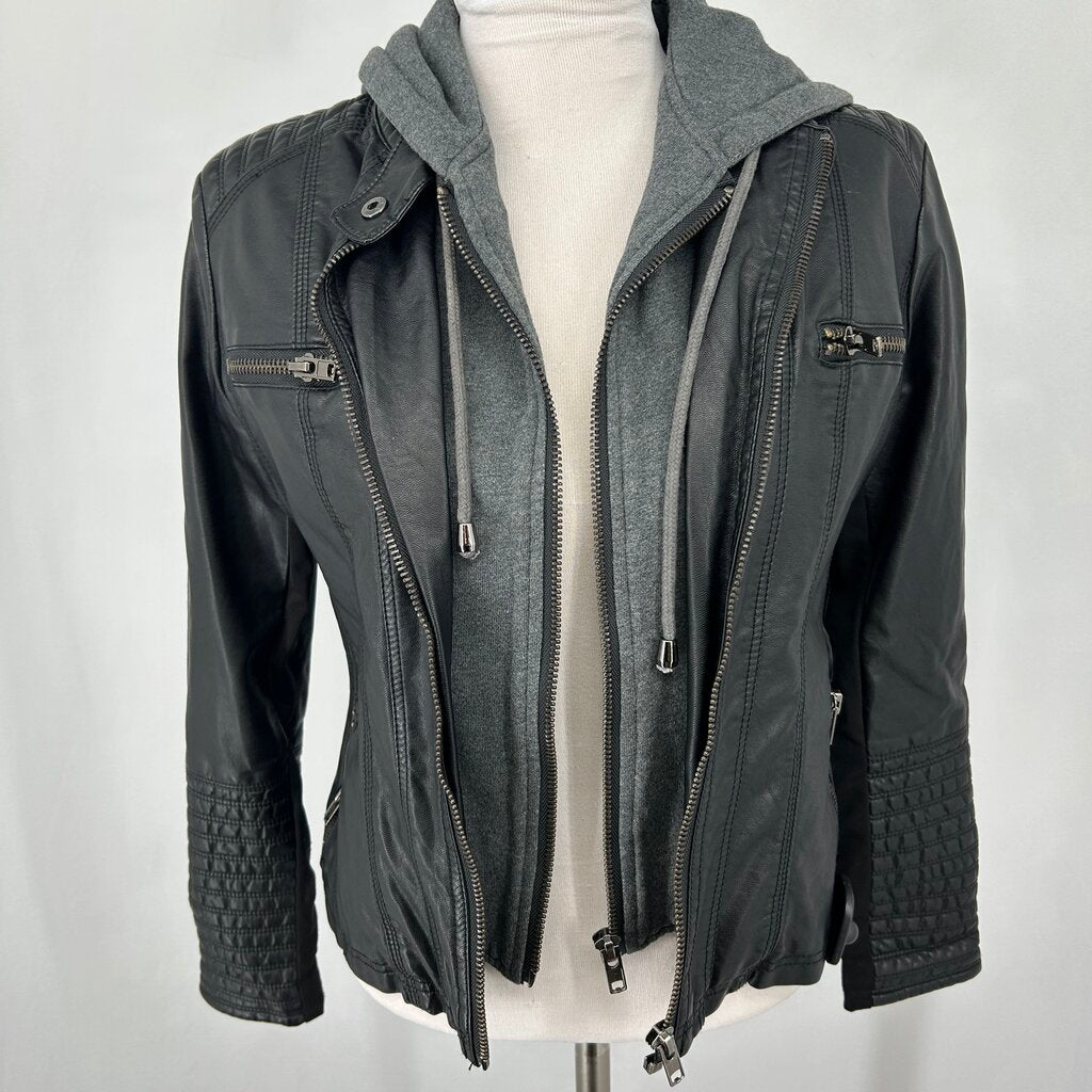 Comme Faux Leather Moto Jacket