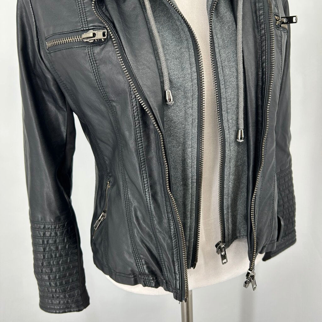 Comme Faux Leather Moto Jacket
