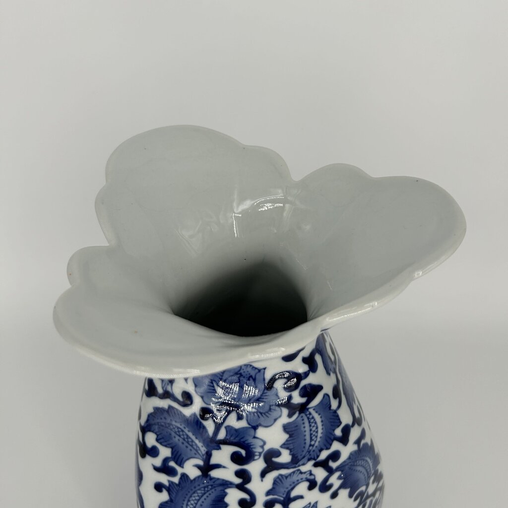 Ornate Floral Twisted Vase