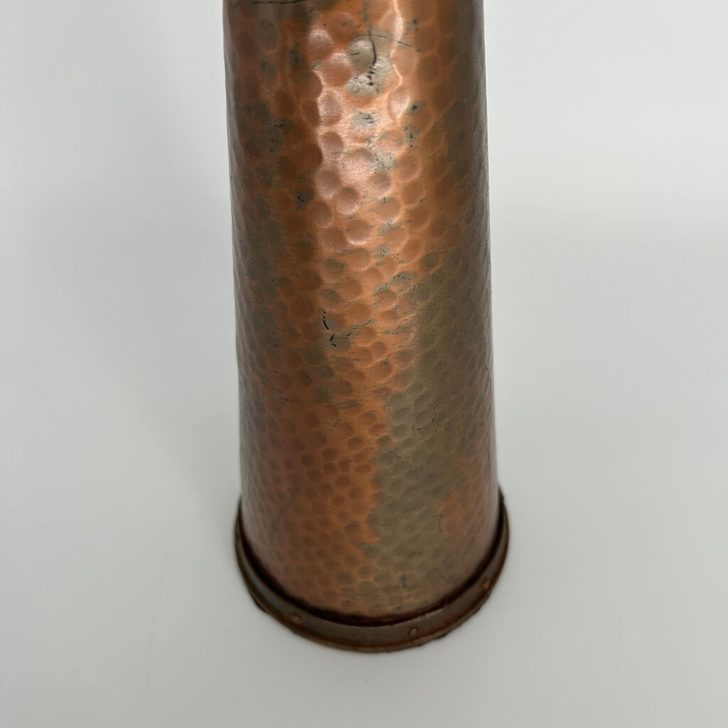 Hammered Copper Candle Holder