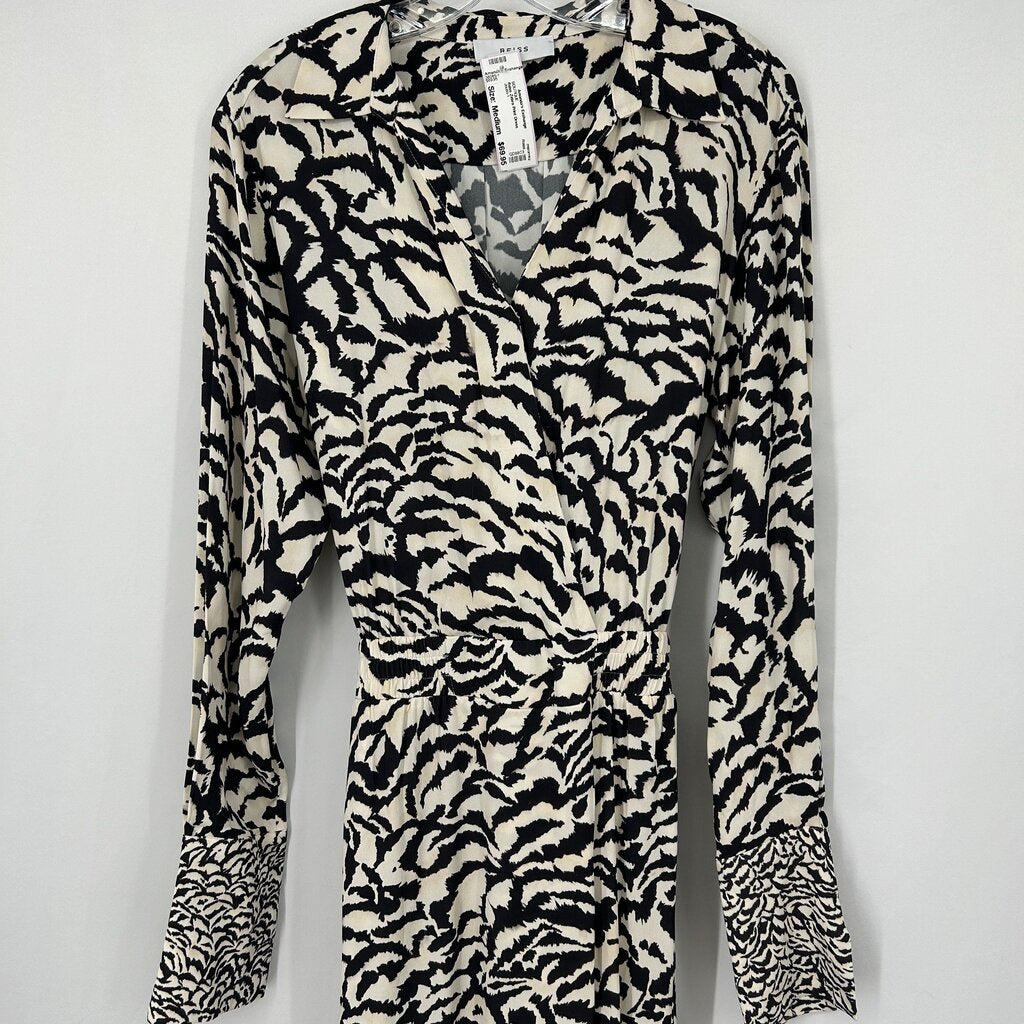 Reiss Zebra Print Dress
