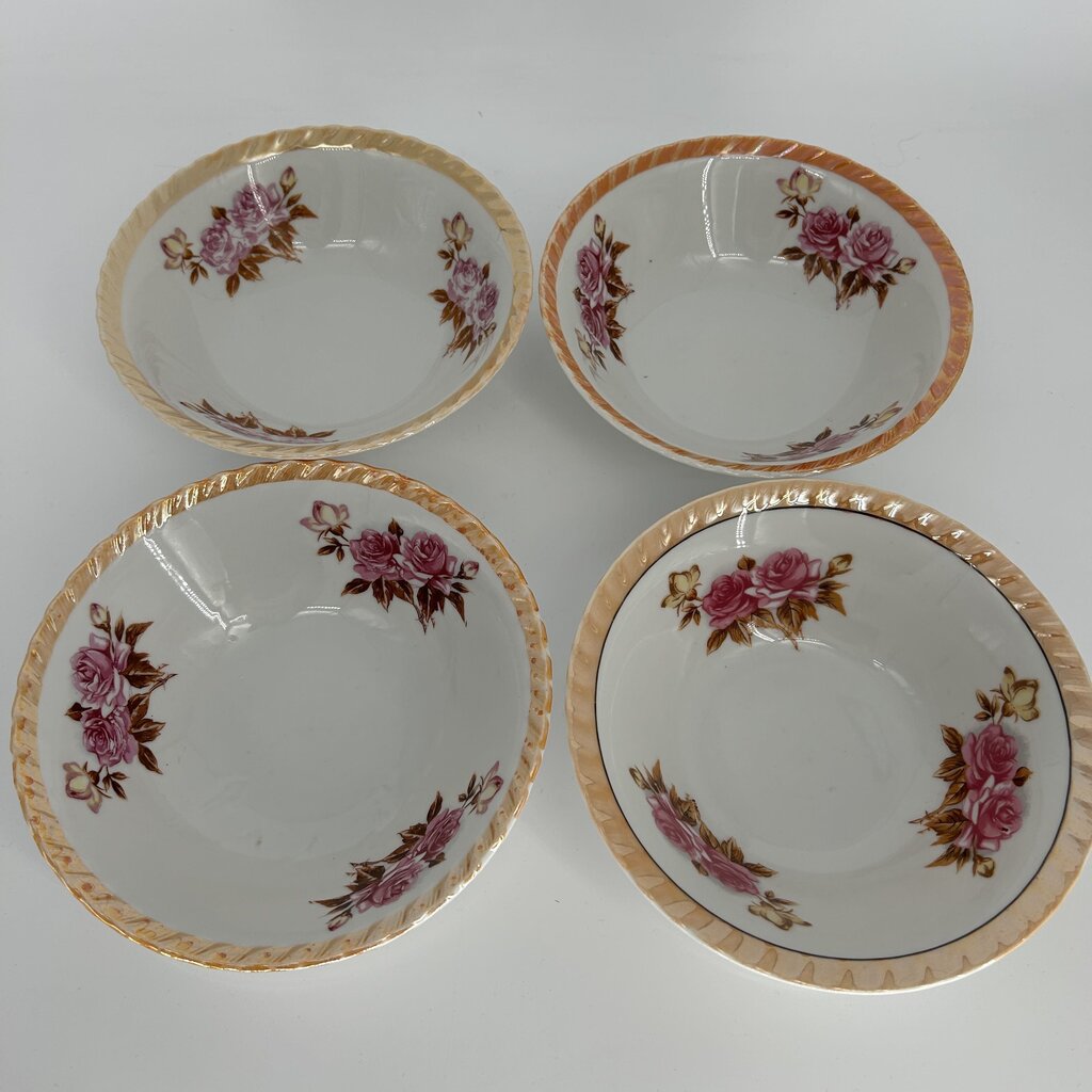 Japan Rose Ceramic Bowl Set
