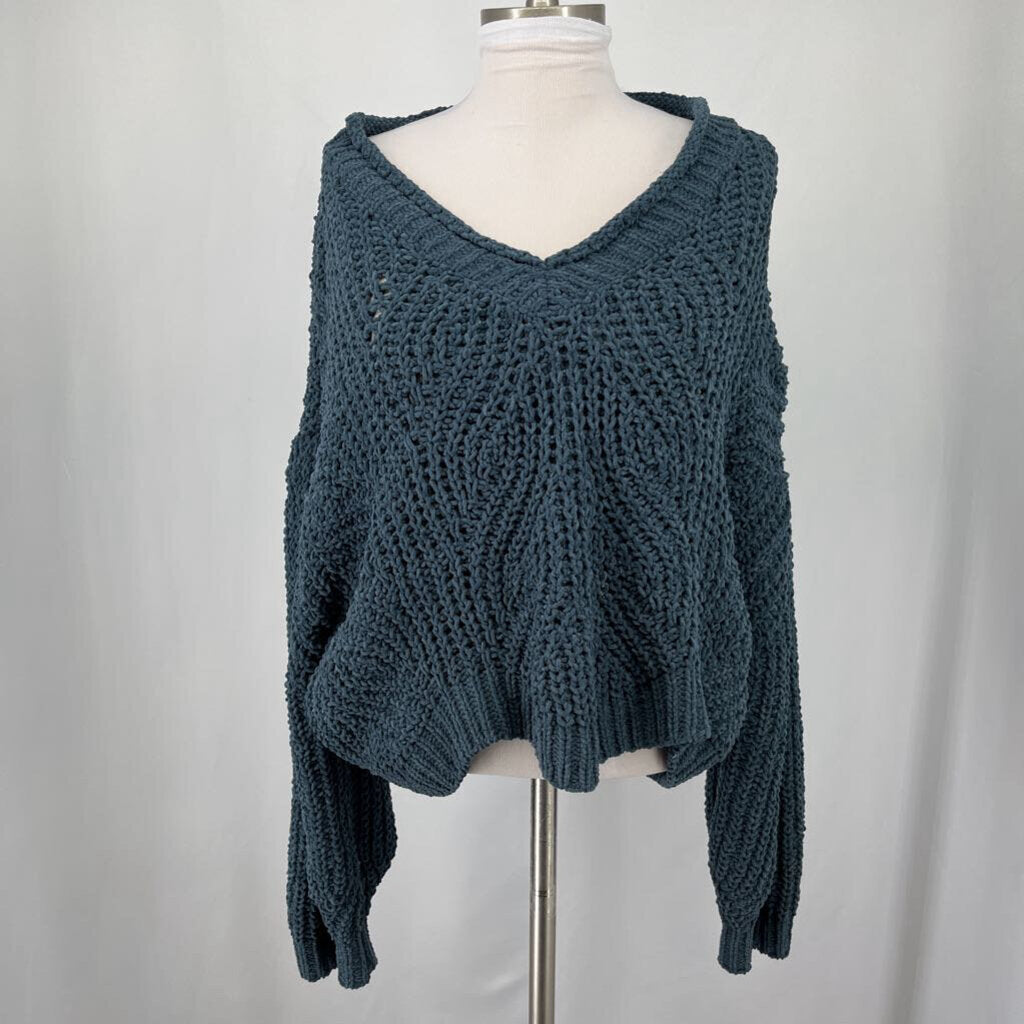 Pol Cropped LS Sweater