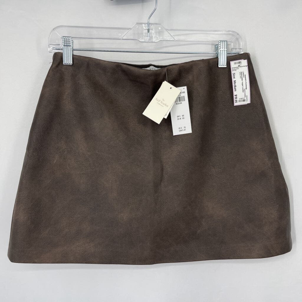 Abercrombie Vegan Leather Skirt