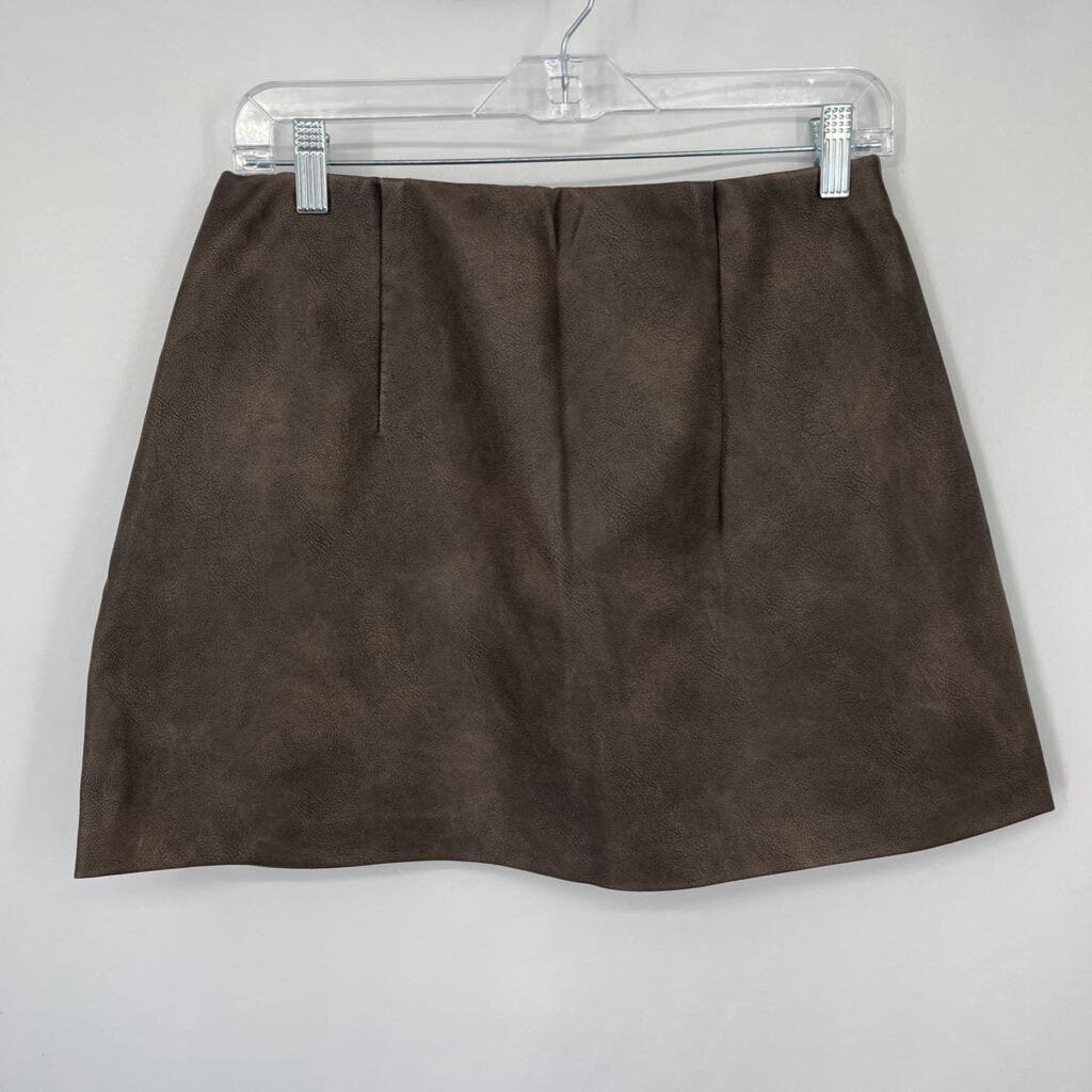 Abercrombie Vegan Leather Skirt
