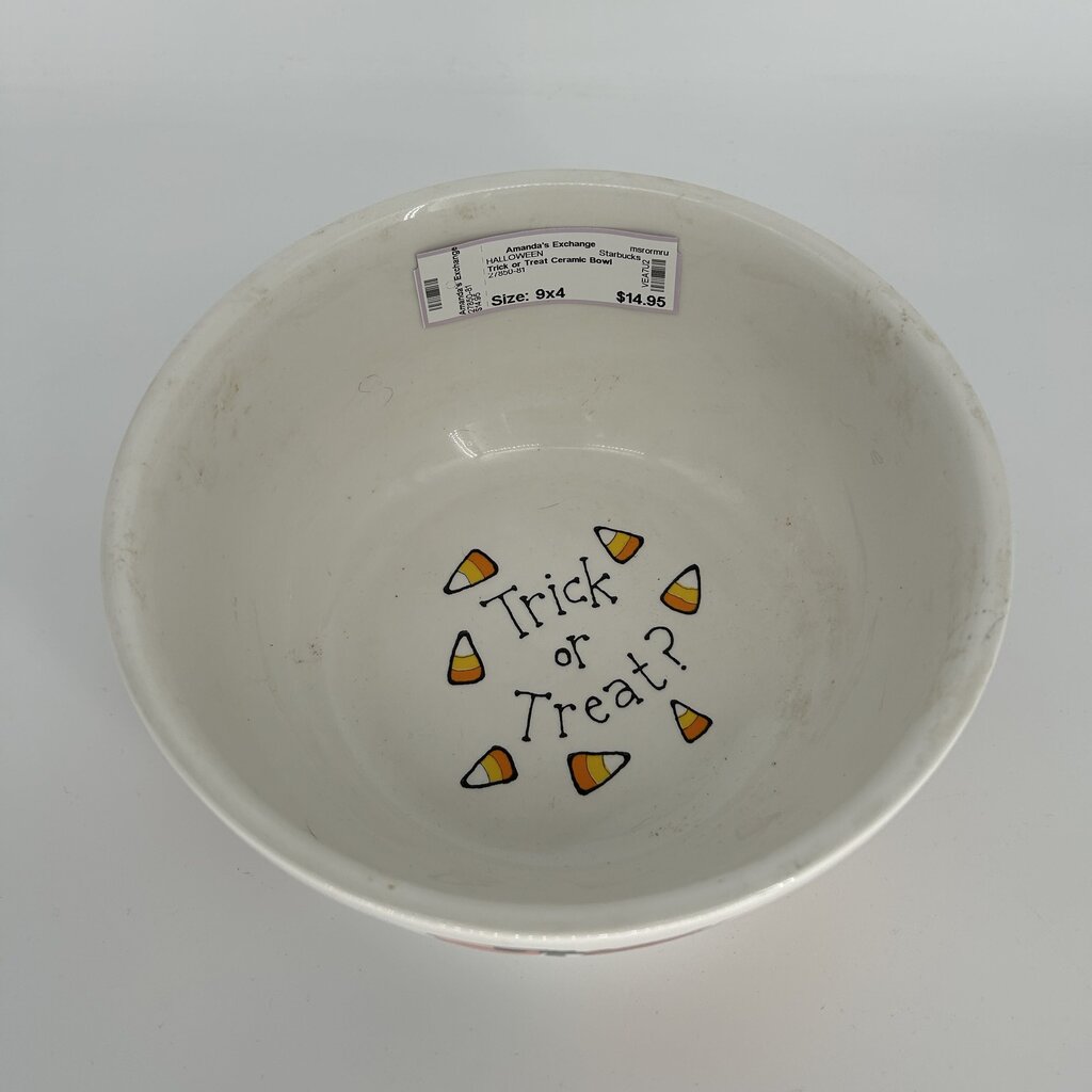 Trick or Treat Ceramic Bowl