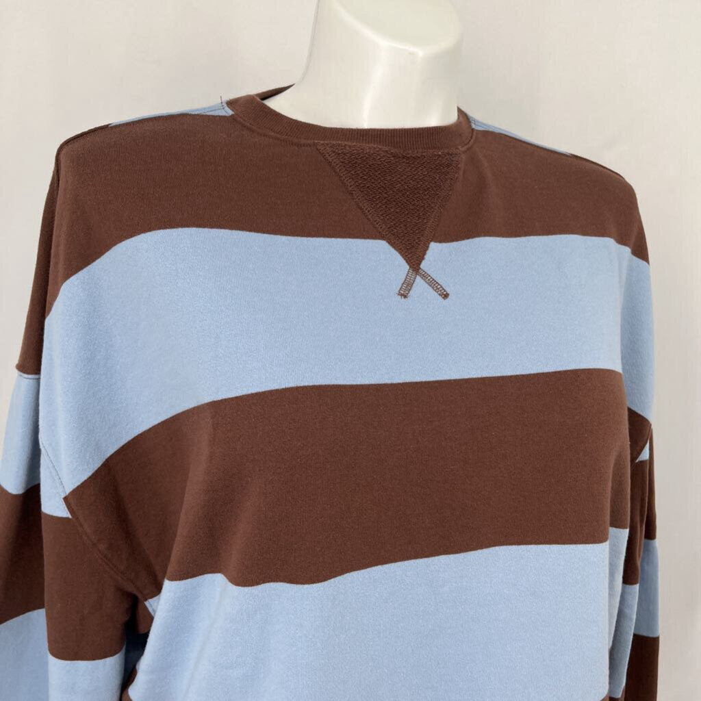 Free People L/s Striped Pullover