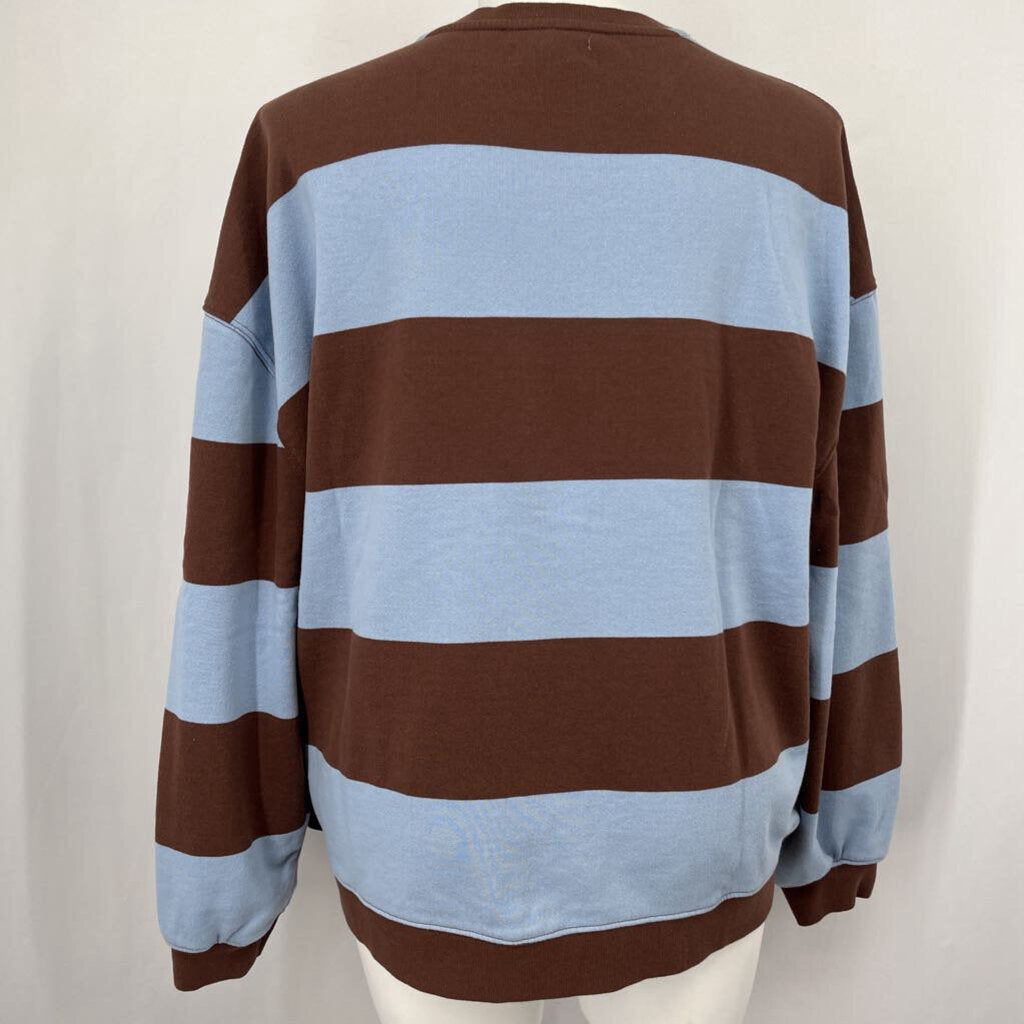 Free People L/s Striped Pullover