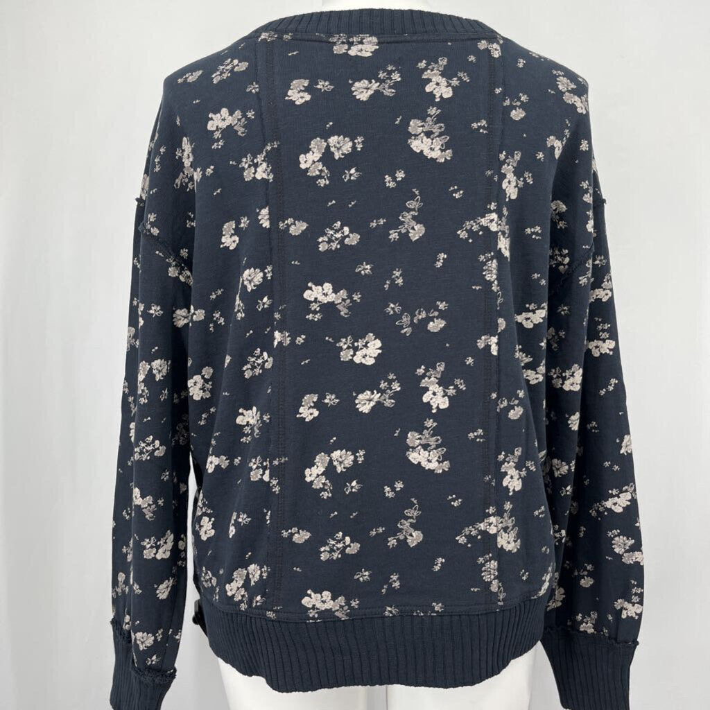 Pilcro L/s Floral Sweatshirt