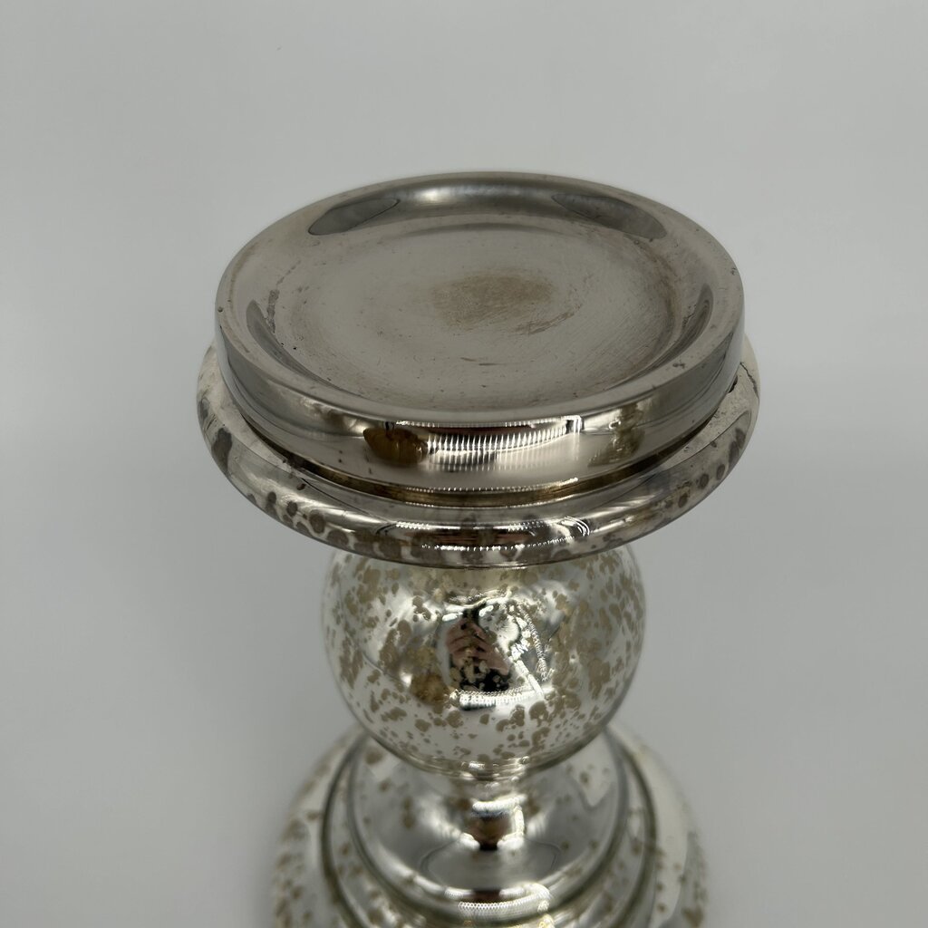 Mercury Glass Candle Holder