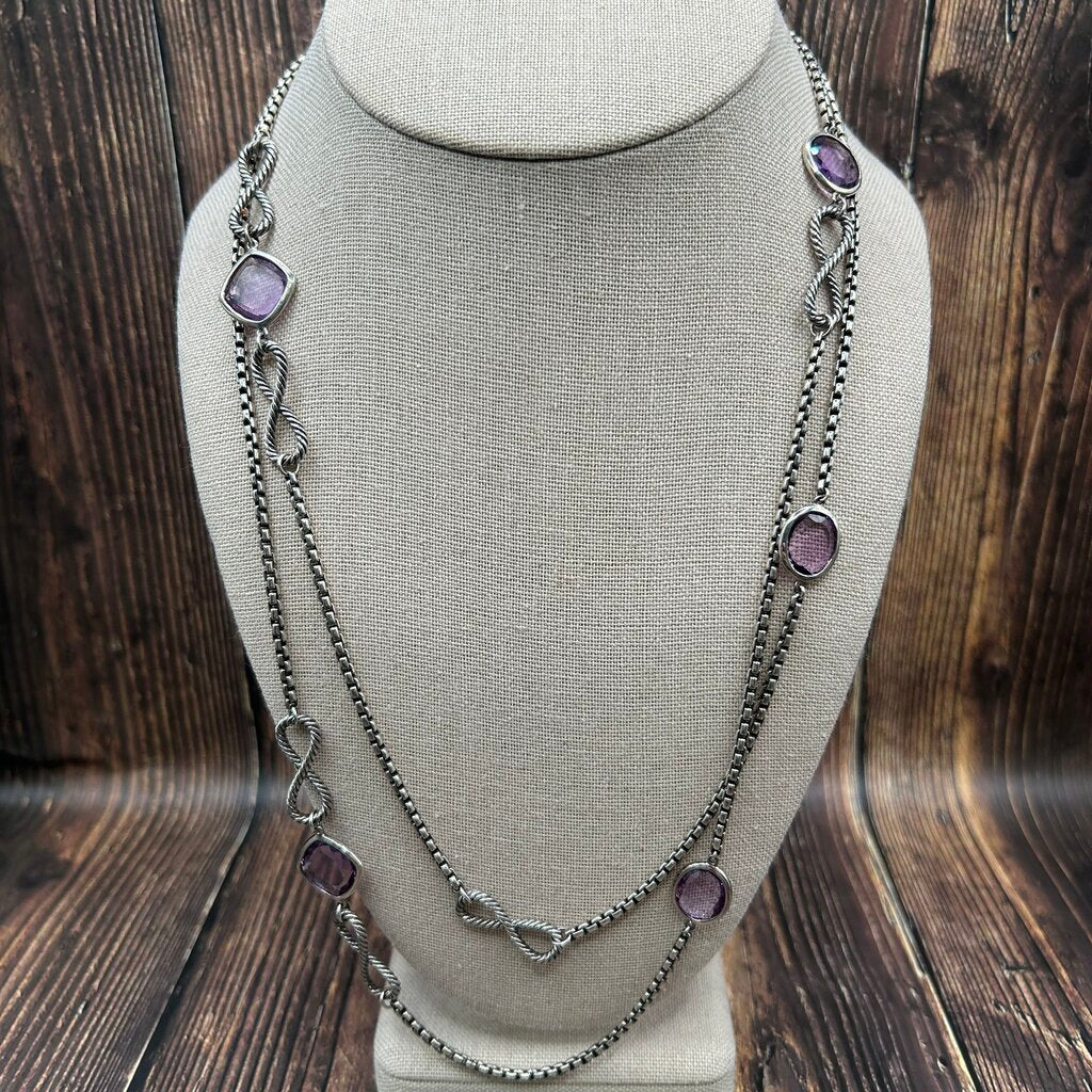 David Yurman Confetti Figure Eight Necklace