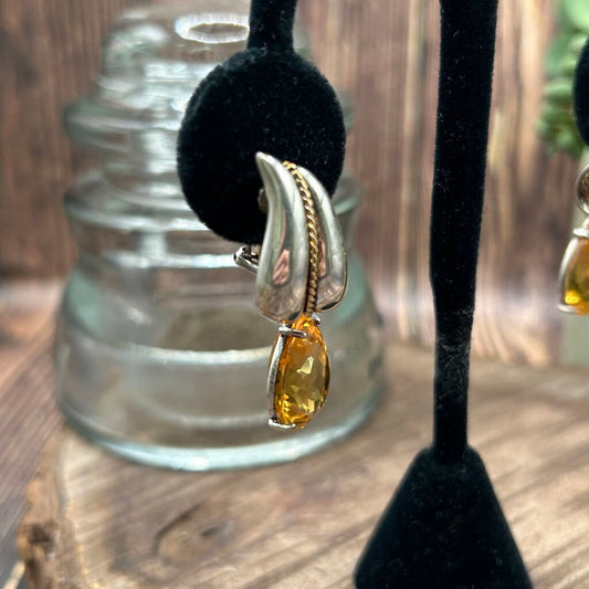 Vintage Tiffany & Co Citrine Earrings
