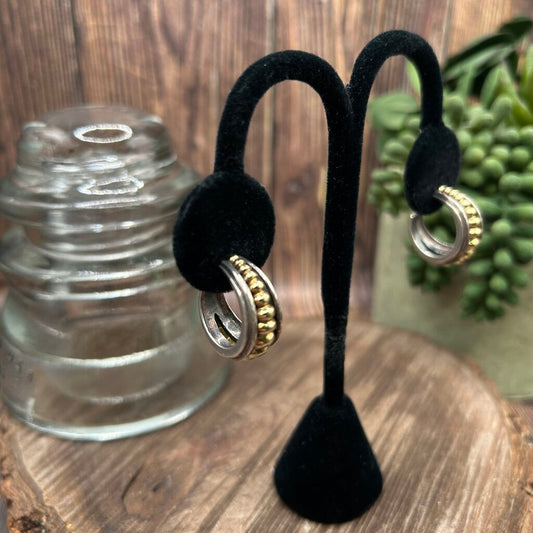 Lagos Caviar Hoop Earrings