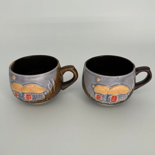 Mushroom Cottage Mug Set