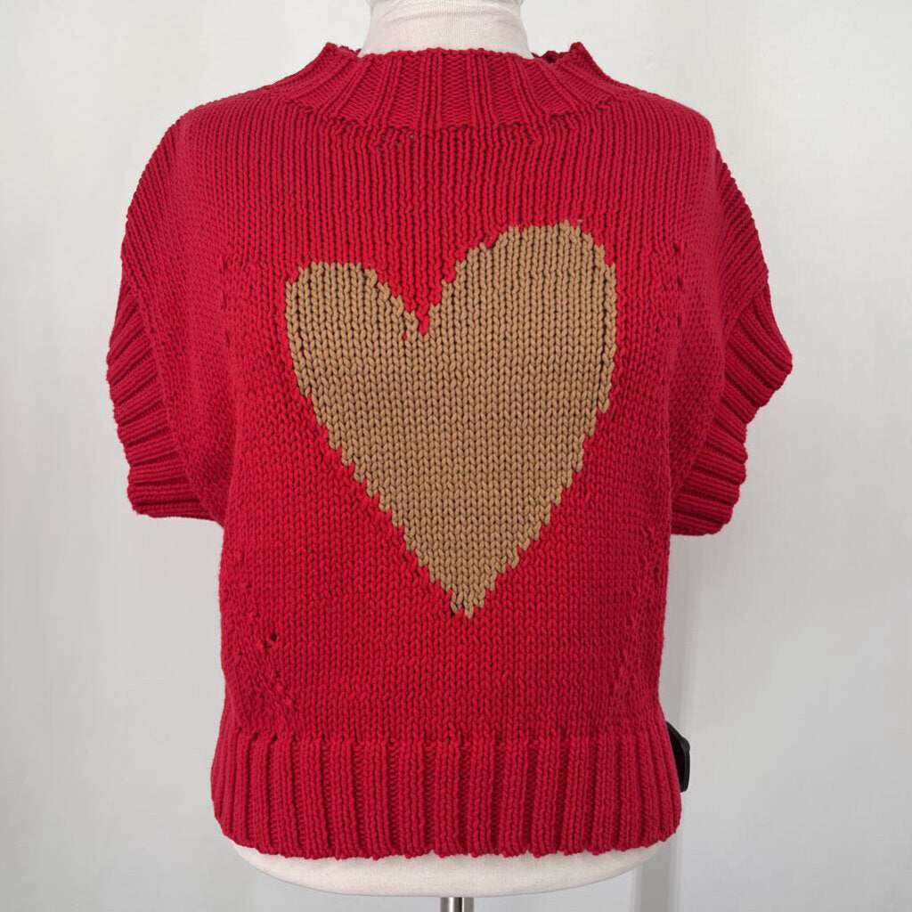 Maeve S/s Heart Sweater