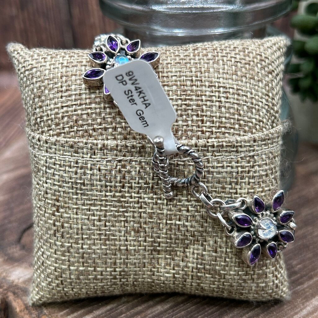 Doug Palaus Gem Flower Bracelet