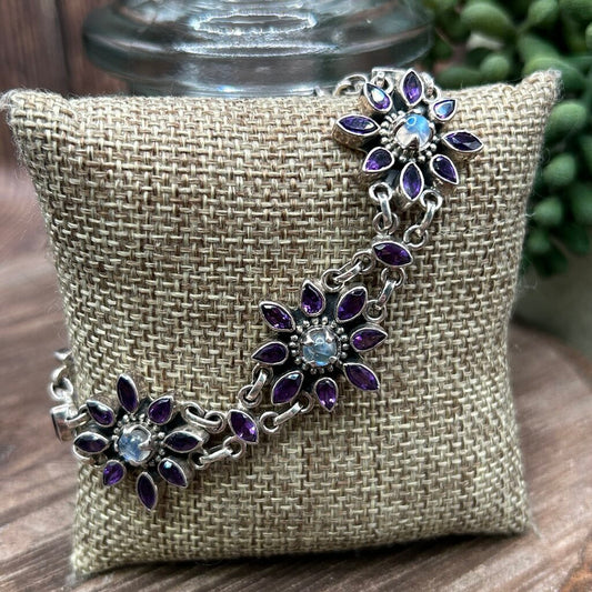 Doug Palaus Gem Flower Bracelet