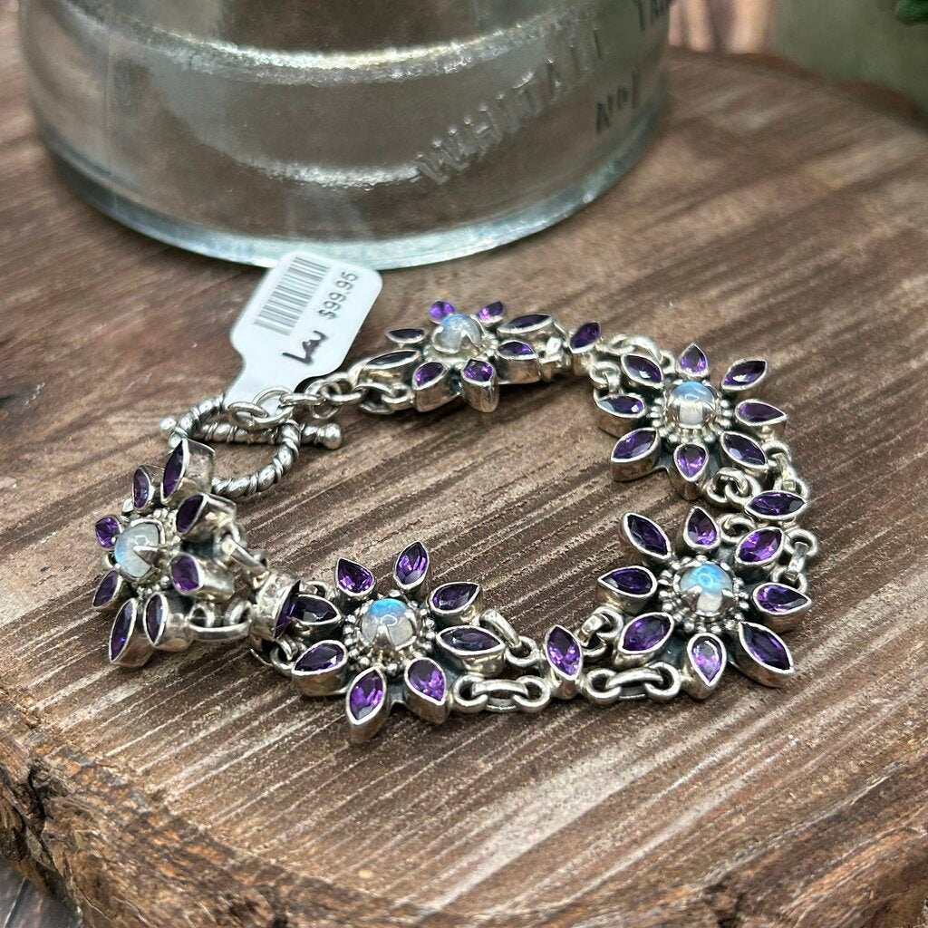 Doug Palaus Gem Flower Bracelet