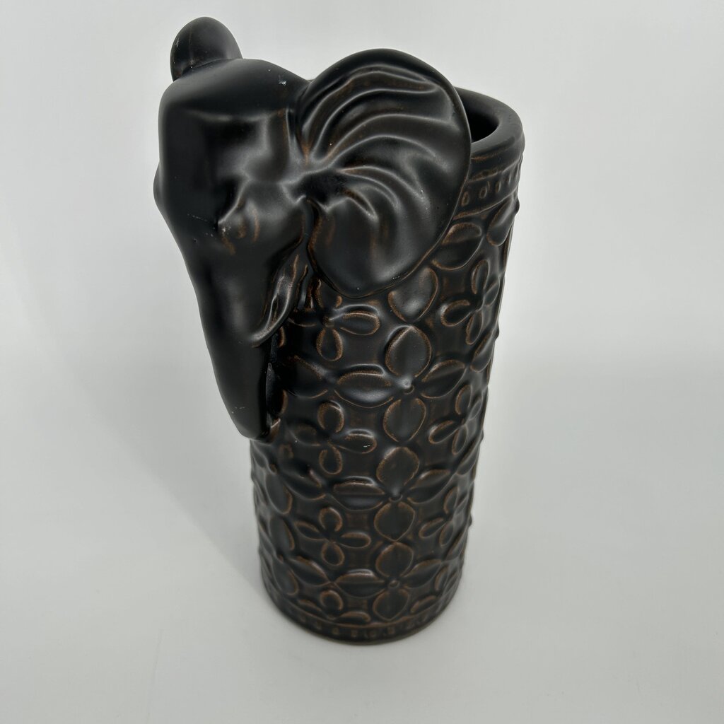 Ceramic Floral Elephant Candle Holder