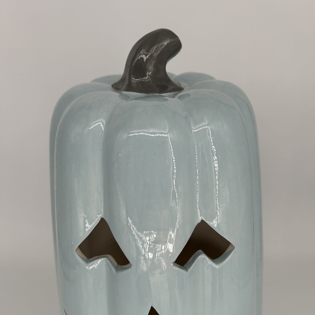 Ceramic Lit Jack-O-Lantern