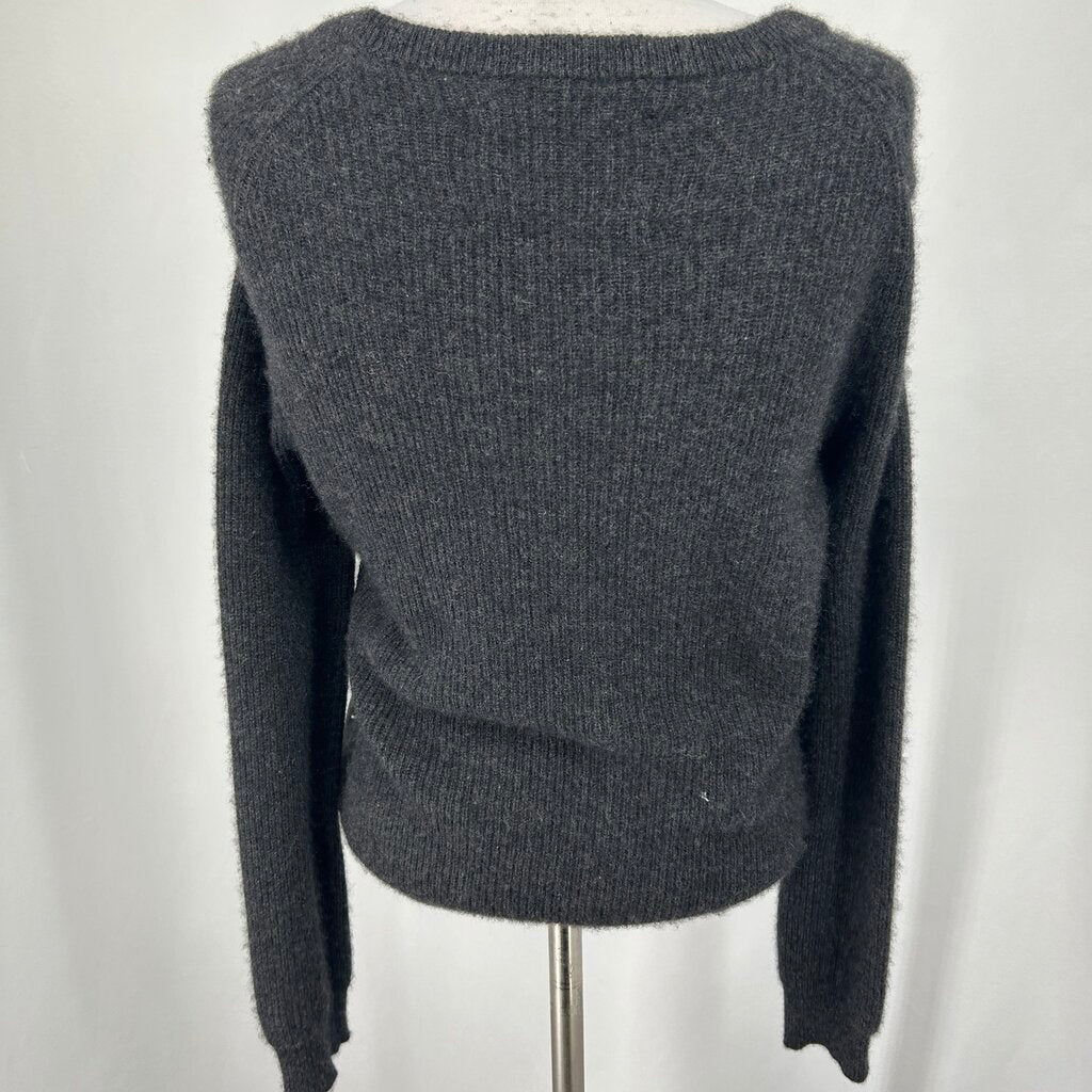 Cashmere & Leather L/s Sweater