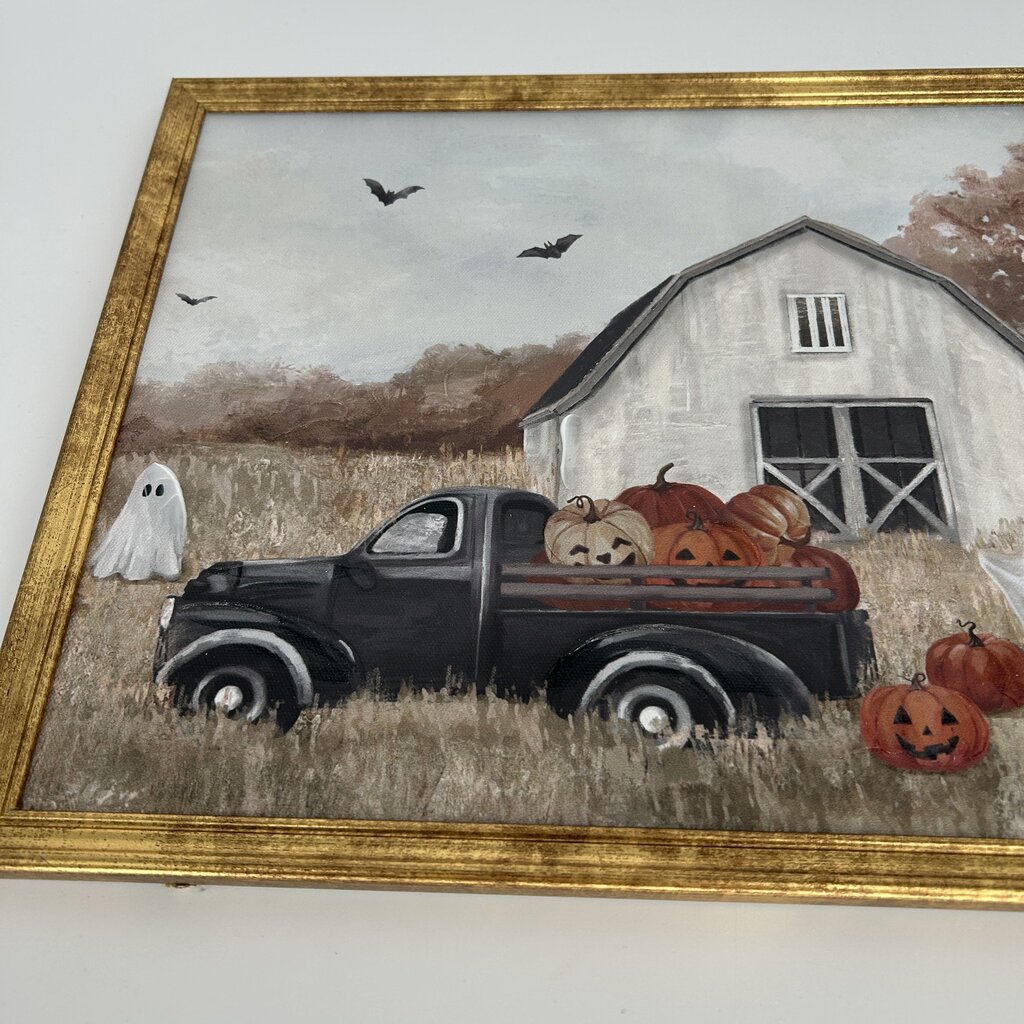 Framed Ghosts at Barn Scene