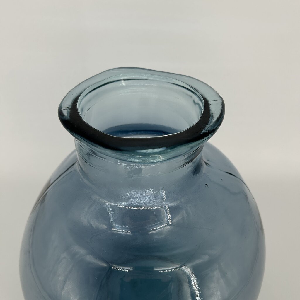 Tinted Bulbous Glass Vase