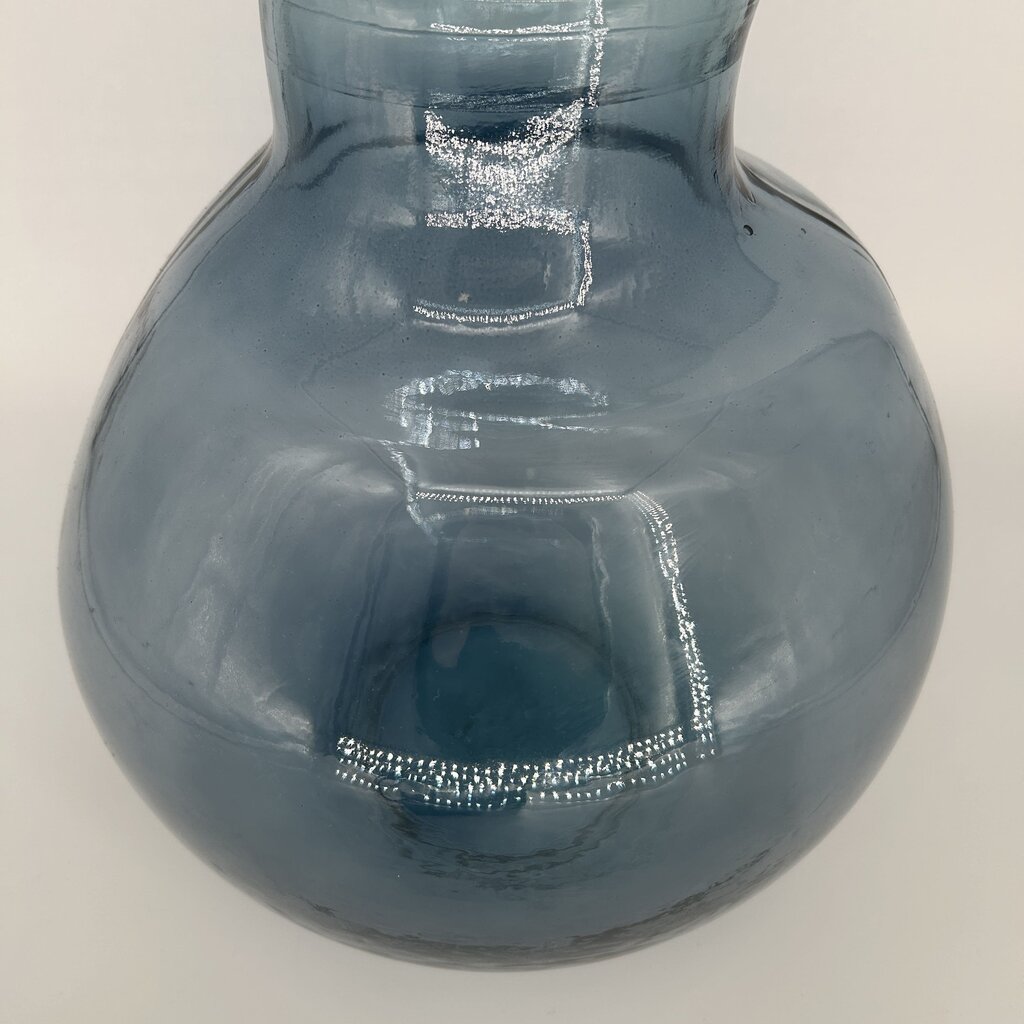 Tinted Bulbous Glass Vase