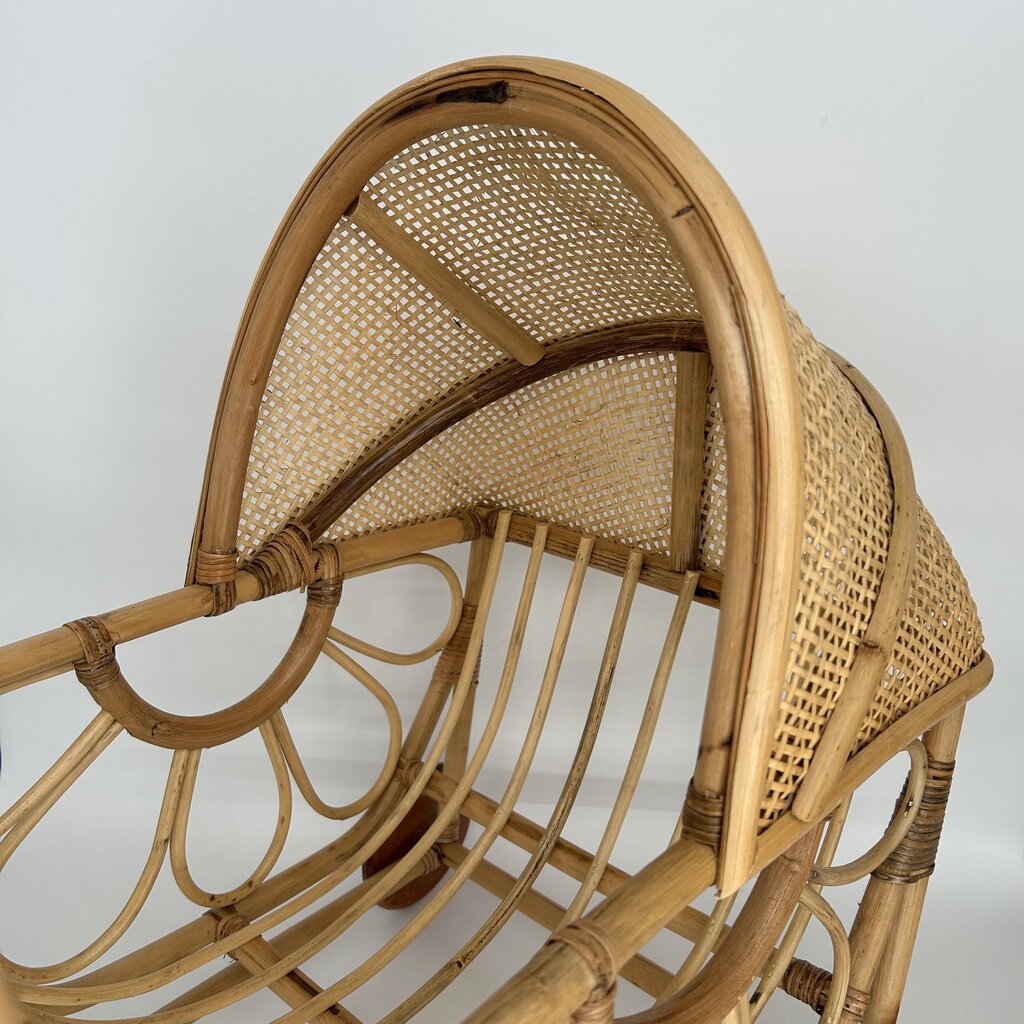 Rattan Baby Doll Pram