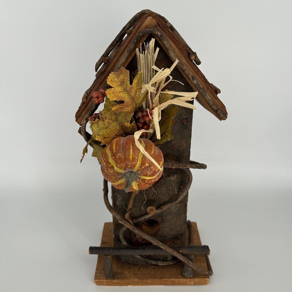 Natural Wood Birdhouse