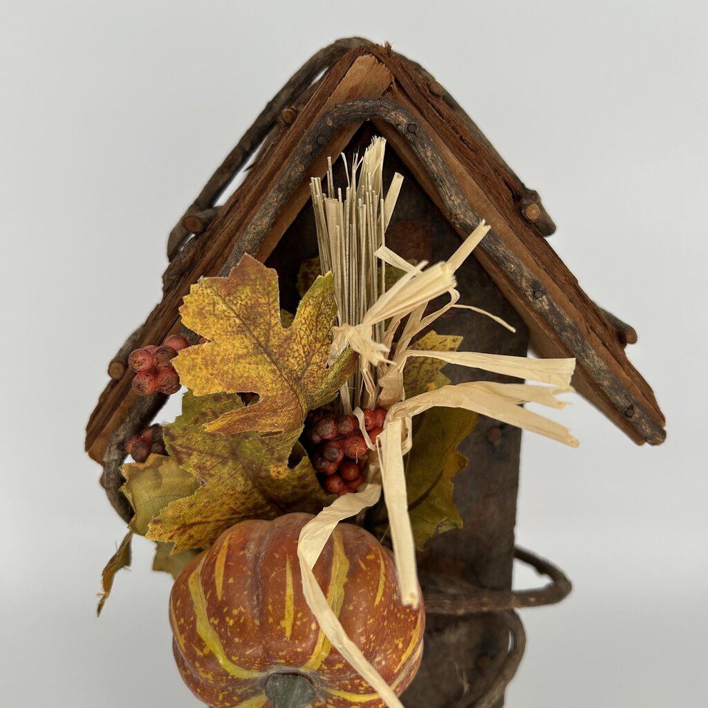 Natural Wood Birdhouse